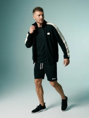 Sinsay - Rozpinana bluza polarowa ze stójką - czarny