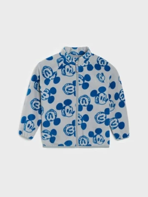 Sinsay - Rozpinana bluza polarowa ze stójką Mickey Mouse - szary