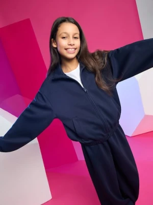 Sinsay - Rozpinana bluza z domieszką wiskozy Active - granatowy