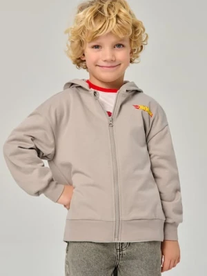 Sinsay - Rozpinana bluza z kapturem Hot Wheels - szary