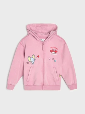 Sinsay - Rozpinana bluza z kapturem My Melody - różowy
