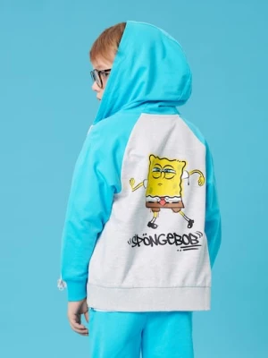 Sinsay - Rozpinana bluza z kapturem SpongeBob - szary
