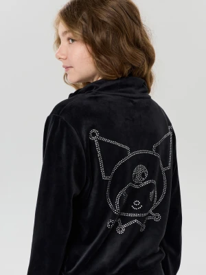 Sinsay - Rozpinana bluza ze stójką Kuromi - czarny