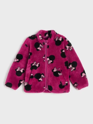 Sinsay - Rozpinana kurtka bez kaptura Minnie Mouse - fioletowy