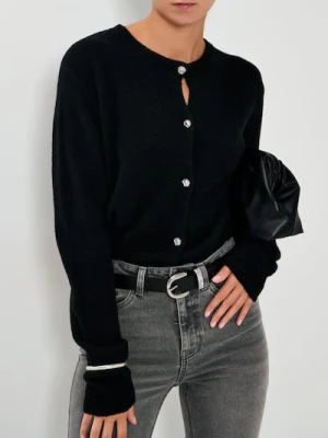 Sinsay - Rozpinany sweter - czarny