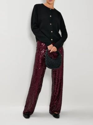 Sinsay - Rozpinany sweter na guziki - czarny