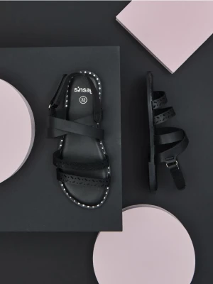 Sinsay - Sandały - czarny
