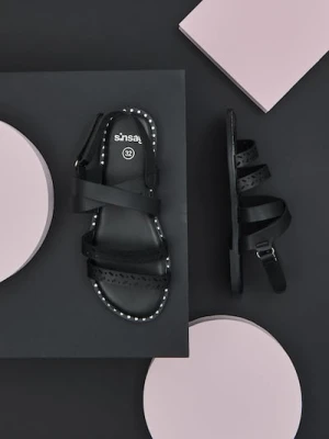 Sinsay - Sandały - czarny