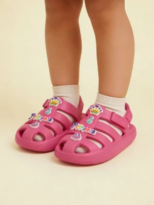 Sinsay - Sandały dziewczęce - różowy