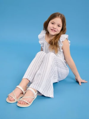 Sinsay - Sandały z ozdobnymi cyrkoniami - srebrny