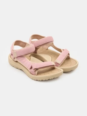 Sinsay - Sandały zapinane na rzepy - różowy