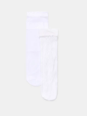 Sinsay - Skarpetki 2 pack - biały