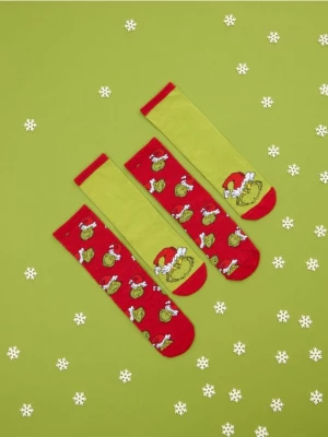Zdjęcie produktu Sinsay - Skarpetki 2 pack Grinch - wielobarwny