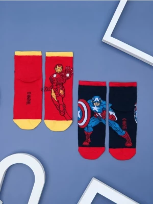 Sinsay - Skarpetki 2 pack Marvel - wielobarwny