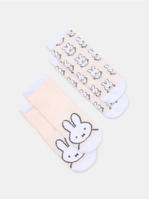 Sinsay - Skarpetki 2 pack Miffy - różowy