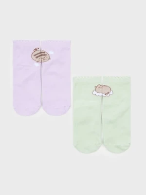 Sinsay - Skarpetki 2 pack Pusheen the Cat - wielobarwny