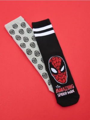 Sinsay - Skarpetki 2 pack Spider-Man - wielobarwny