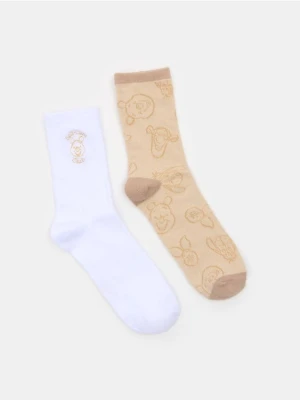 Sinsay - Skarpetki 2 pack Winnie the pooh - wielobarwny