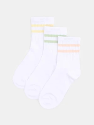 Sinsay - Skarpetki 3 pack - biały