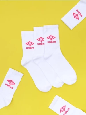 Sinsay - Skarpetki 3 pack Umbro - biały