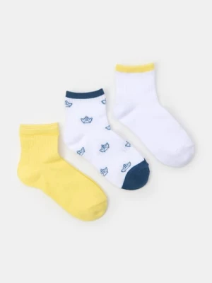 Sinsay - Skarpetki 3 pack - wielobarwny