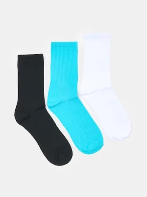 Sinsay - Skarpetki 3 pack - wielobarwny