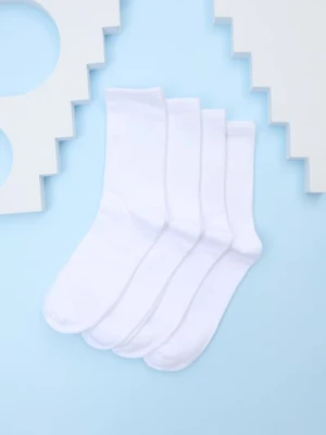 Sinsay - Skarpetki 4 pack - biały