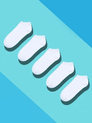 Sinsay - Skarpetki 5 pack - biały