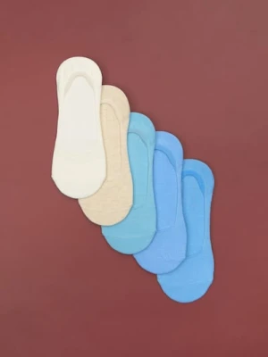 Sinsay - Skarpetki 5 pack - błękitny