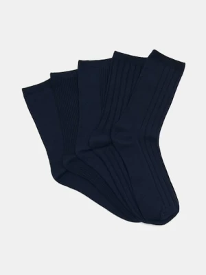 Sinsay - Skarpetki 5 pack - granatowy