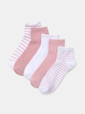 Sinsay - Skarpetki 5 pack - wielobarwny