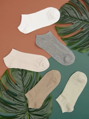 Sinsay - Skarpetki 5 pack - wielobarwny