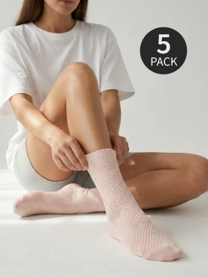 Sinsay - Skarpetki 5 pack - wielobarwny