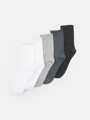 Sinsay - Skarpetki basic 5 pack - szary