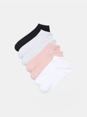Sinsay - Skarpetki krótkie 7 pack - wielobarwny
