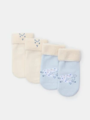 Sinsay - Skarpetki niemowlęce 2 pack - błękitny