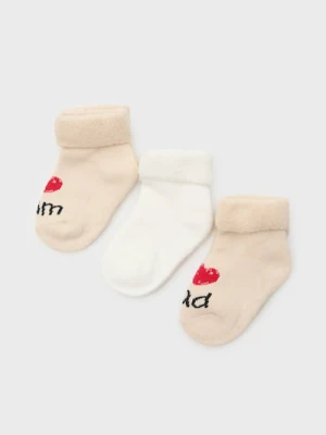 Sinsay - Skarpetki niemowlęce 3 pack - błękitny