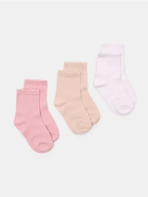 Sinsay - Skarpetki niemowlęce 3 pack - wielobarwny