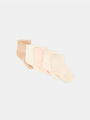 Sinsay - Skarpetki niemowlęce 5 pack - wielobarwny