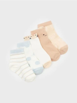 Sinsay - Skarpetki niemowlęce 5 pack - wielobarwny
