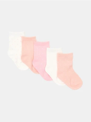 Sinsay - Skarpetki niemowlęce 5 pack - wielobarwny