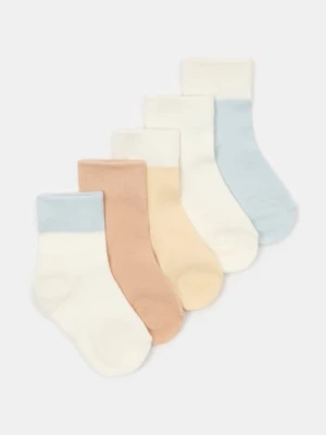 Sinsay - Skarpetki niemowlęce 5 pack - wielobarwny