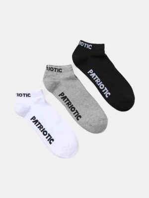 Sinsay - Skarpetki stopki 3 pack Patriotic - wielobarwny