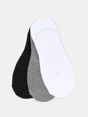 Sinsay - Skarpetki stopki 3 pack - wielobarwny