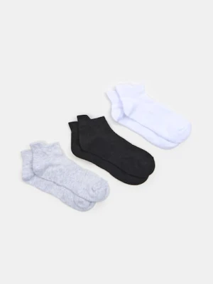 Sinsay - Skarpetki stopki 3 pack - wielobarwny