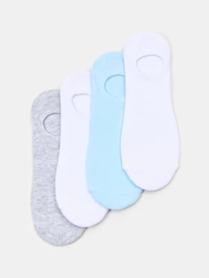Sinsay - Skarpetki stopki 4 pack - wielobarwny