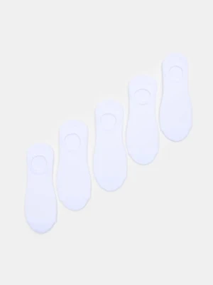 Sinsay - Skarpetki stopki 5 pack - biały