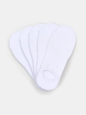 Sinsay - Skarpetki stopki 5 pack - biały