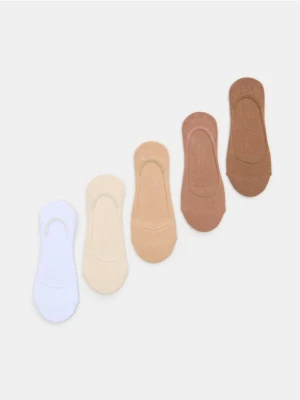 Sinsay - Skarpetki stopki 5 pack - wielobarwny
