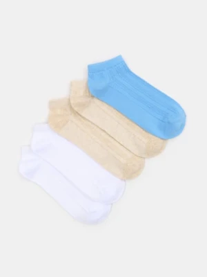 Sinsay - Skarpetki stopki 5 pack - wielobarwny